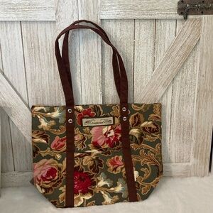 Longaberger Majolica Garden  Mini Tote